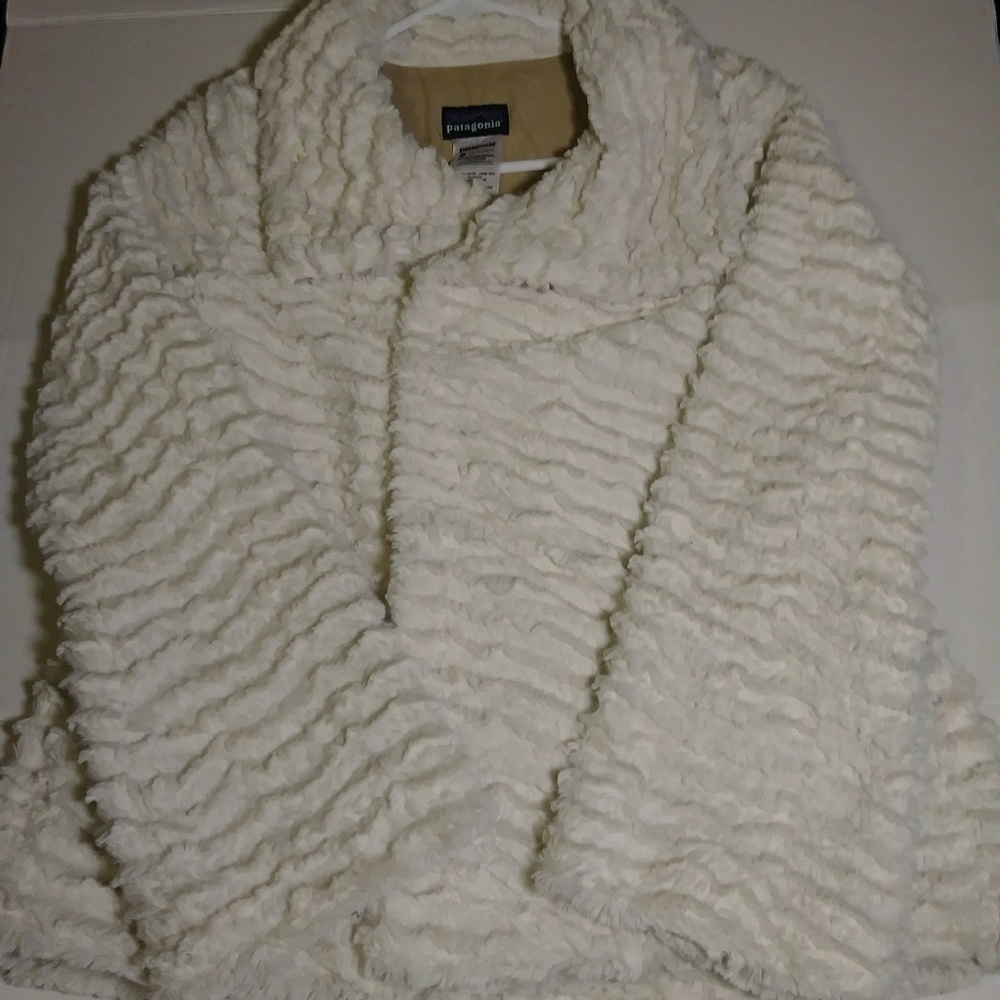 Patagonia✨Pelage Jacket Coat Ivory Plush Extra Sm